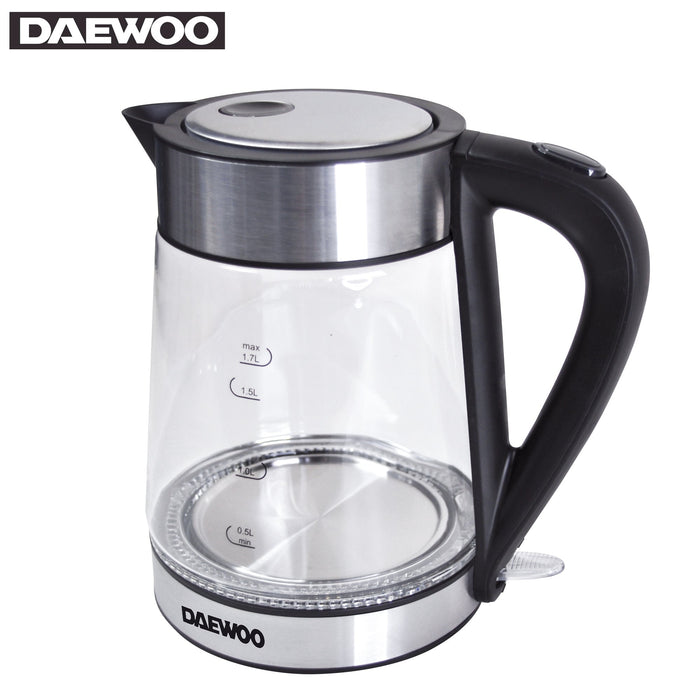 Daewoo SYM-1328: Glazen Waterkoker - 1,7 liter - Bivakshop