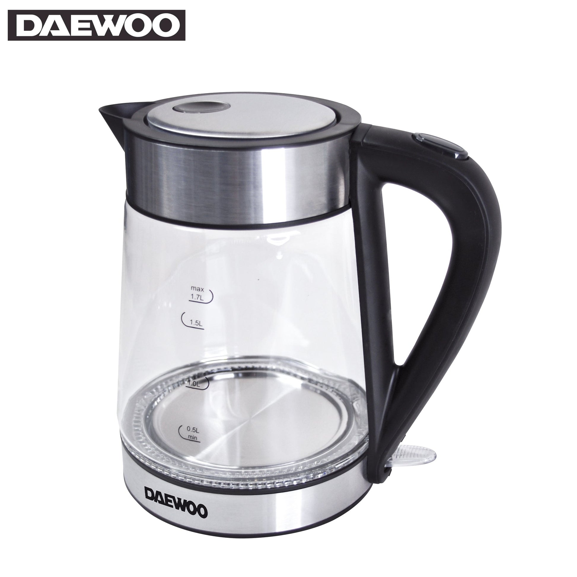 Daewoo SYM-1328: Glazen Waterkoker - 1,7 liter - Bivakshop
