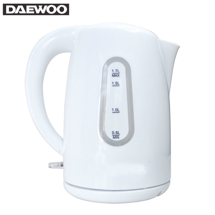 Daewoo SYM-1342: BPA-vrije plastic draadloze waterkoker - 1,7 liter - Bivakshop