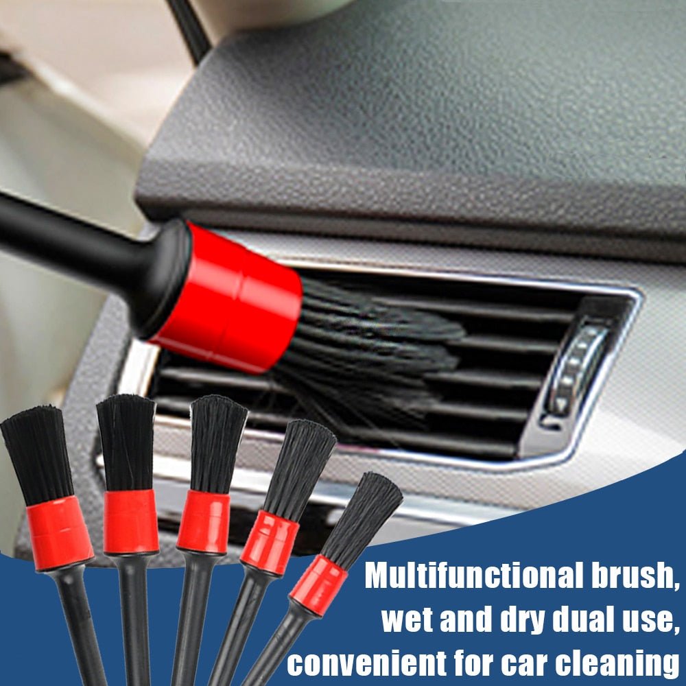 Detaillering borstel set voor auto reiniging - Power scrubber borstels - 17 Stuks - Bivakshop