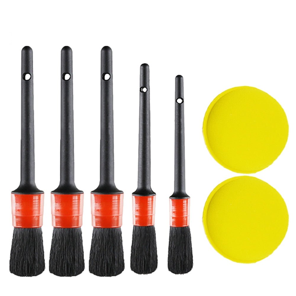 Detaillering borstel set voor auto reiniging - Power scrubber borstels - 17 Stuks - Bivakshop