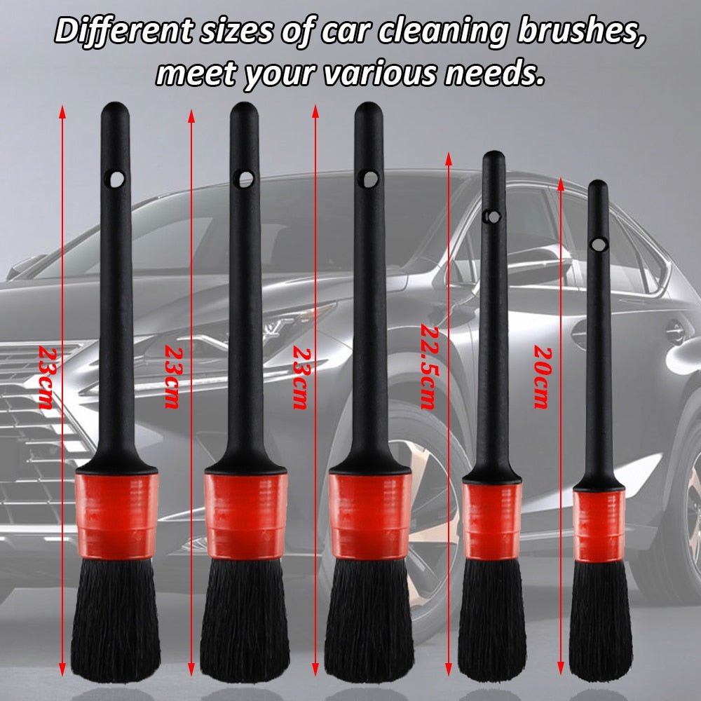 Detaillering borstel set voor auto reiniging - Power scrubber borstels - 17 Stuks - Bivakshop