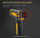 Digitale infrarood thermometer - Contactloze pyrometer met kleur LCD - Bivakshop