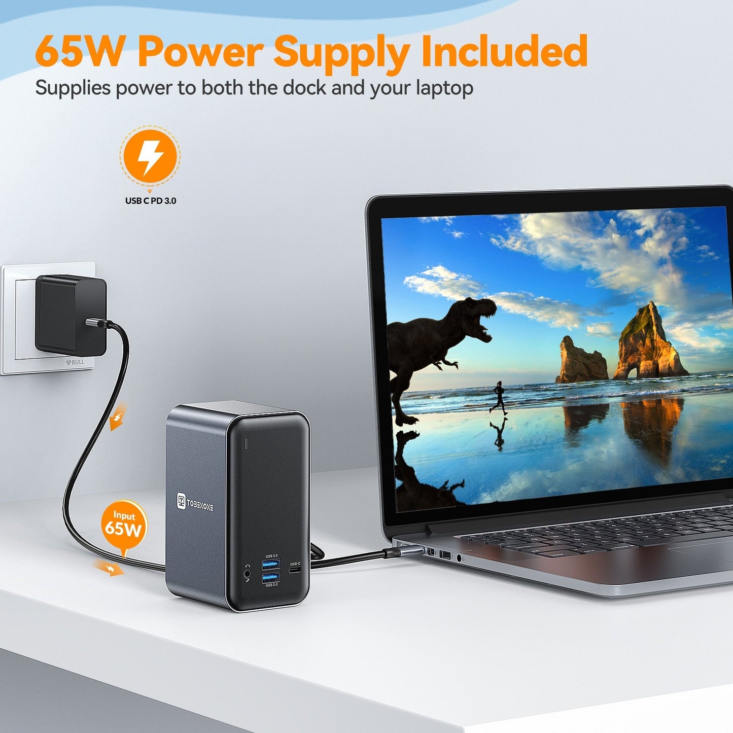 Docking station - Splitter voor window laptops - Bivakshop