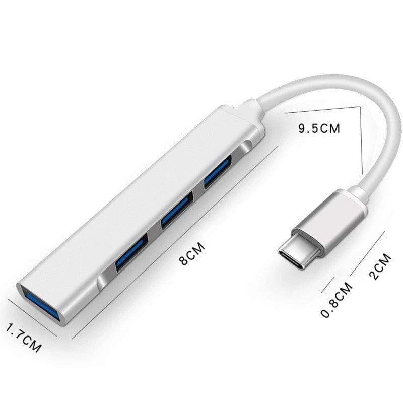 Docking station - USB-C - 4 in 1 - Bivakshop