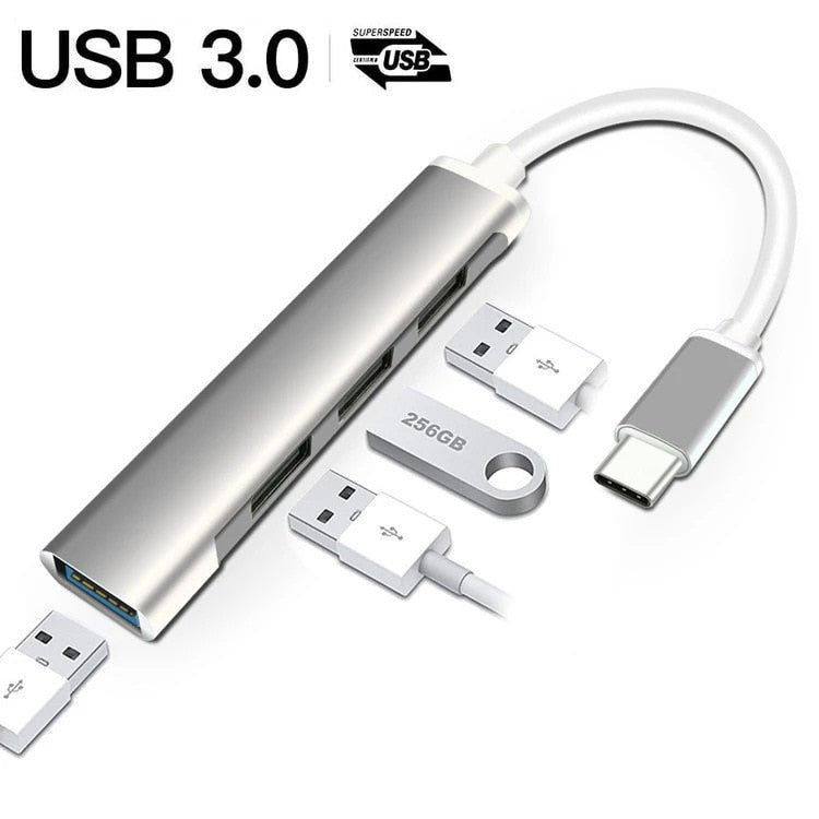 Docking station - USB-C - 4 in 1 - Bivakshop