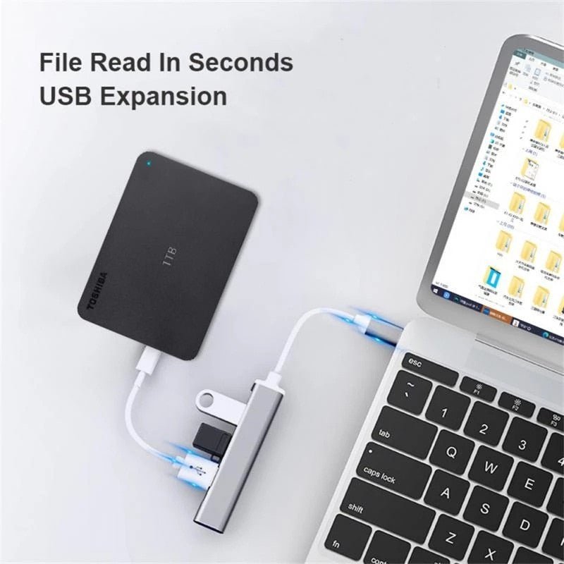 Docking station - USB-C - 4 in 1 - Bivakshop