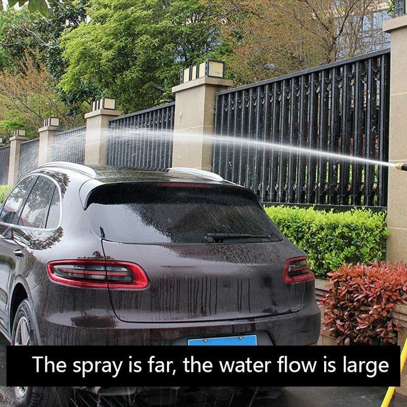 Draagbaar hoge druk waterpistool - Voor Auto wassen, tuinieren en meer! - Bivakshop
