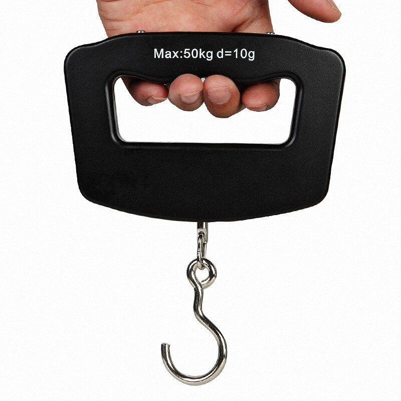 Draagbare elektronische weegschaal - Max 50 kilo - Bivakshop