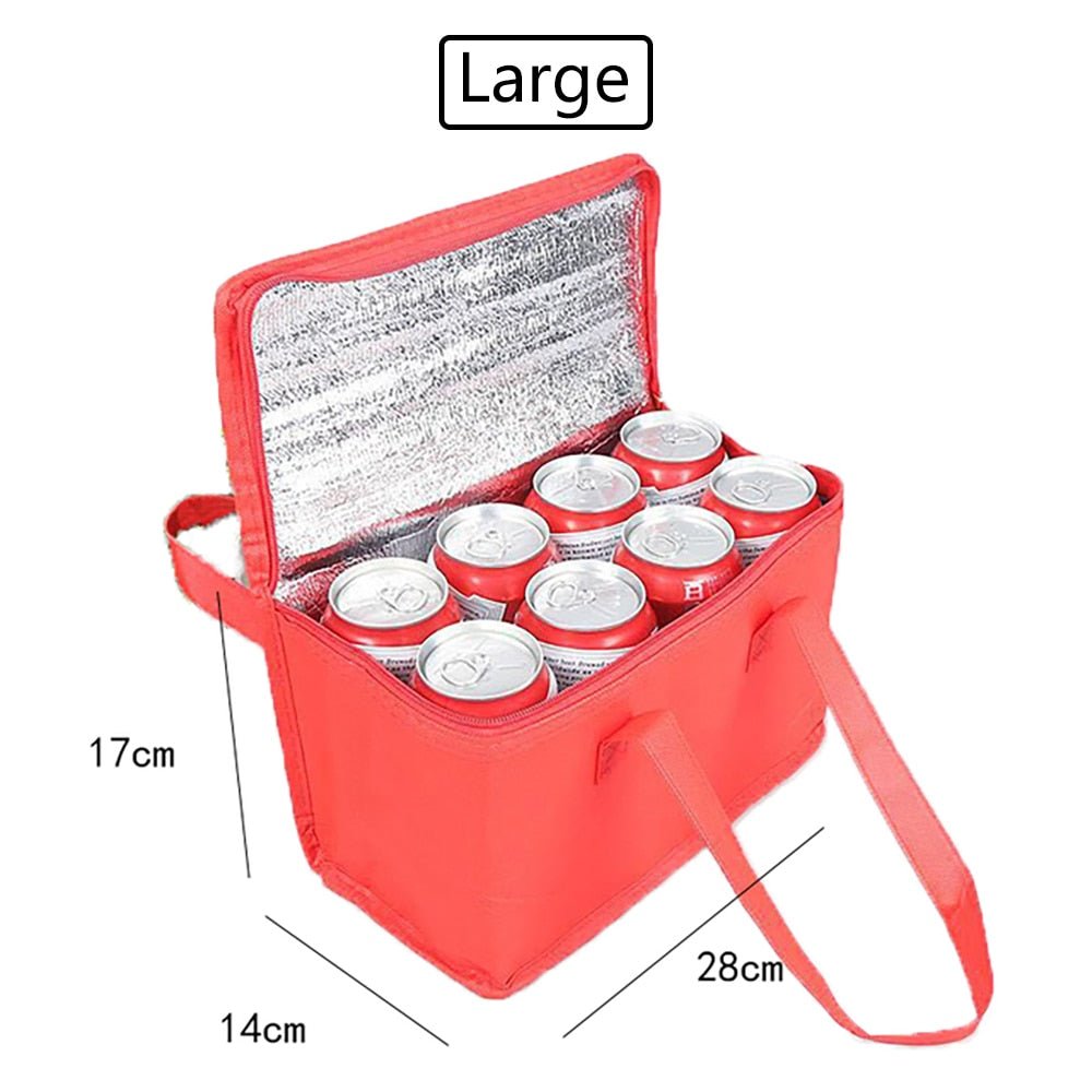 Draagbare lunch koeltas - Ideaal voor picknick - 2 kleuren - Bivakshop