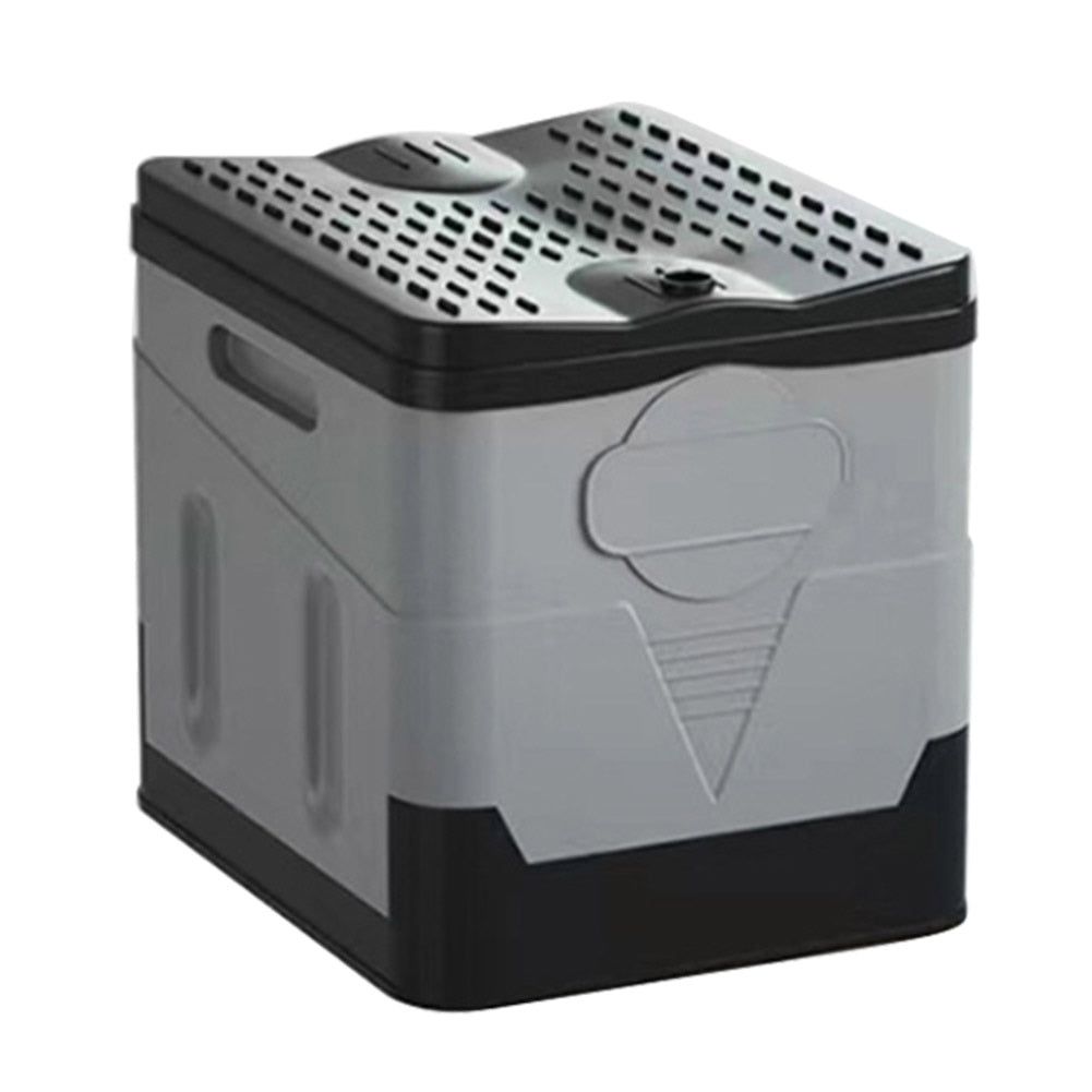 Draagbare noodtoilet / WC met cover - Outdoor opvouwbare camping toilet - Bivakshop