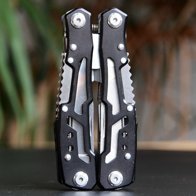 Draagbare roestvrij staal multitool - 14-in-1 Outdoor camping survival gereedschap - Bivakshop