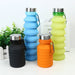 Draagbare Siliconen Waterfles - Inklapbare vouwen Fles - 550 ml - Bivakshop