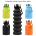 Draagbare Siliconen Waterfles - Inklapbare vouwen Fles - 550 ml - Bivakshop