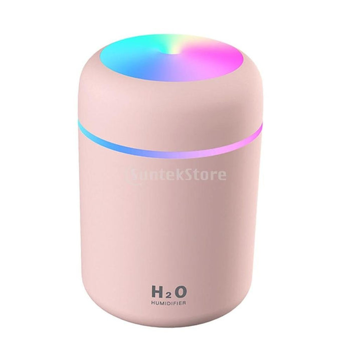 Draagbare USB Aroma diffuser 300ML - Aromatherapie - Geur Verdamper - Luchtbevochtiger met Sfeer en nachtlampje - Vernevelaar - Etherische Olie - Bivakshop
