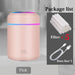Draagbare USB Aroma diffuser 300ML - Aromatherapie - Geur Verdamper - Luchtbevochtiger met Sfeer en nachtlampje - Vernevelaar - Etherische Olie - Bivakshop