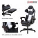 Driekleurige Gaming- en Bureaustoel Met T-vormig Accent Wit - Bivakshop