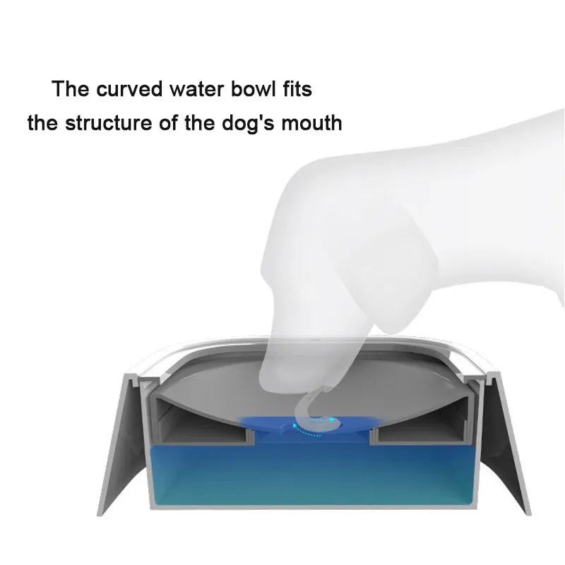 Drinkbak voor hond - Antilek honden drinkwaterkom - Gemakkelijk te reinigen - Verschillende maten - Bivakshop