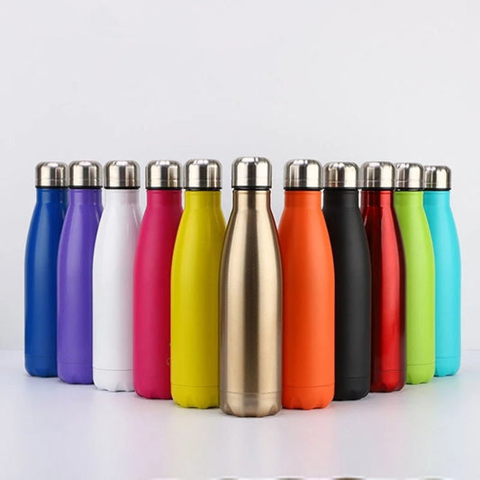 Dubbele wand Roestvrij staal Thermosfles - Waterfles - Voor warm en koud gebruik - Bivakshop