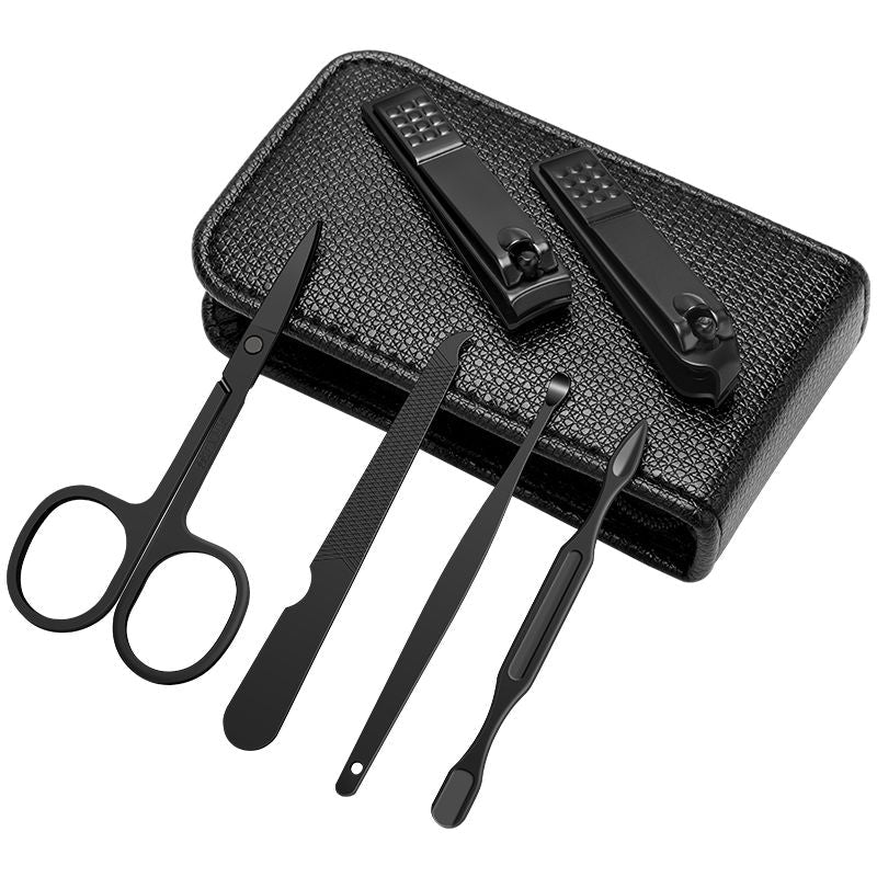 Duitsland 6 Stuks Draagbare Luxe Manicure Set - Pedicure Kit - Nagelknipper Set Persoonlijke Verzorging - Bivakshop