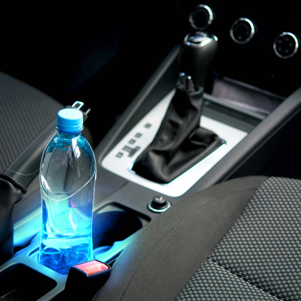 Dunlop lichtgevende LED bekerhouder voor Auto - Sfeervolle accessoire met 7 kleuren - Bivakshop