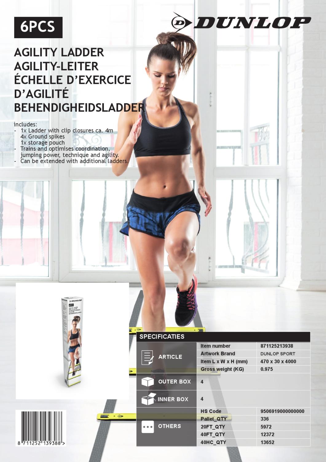 Dunlop sport agility-oefenladder - Bivakshop