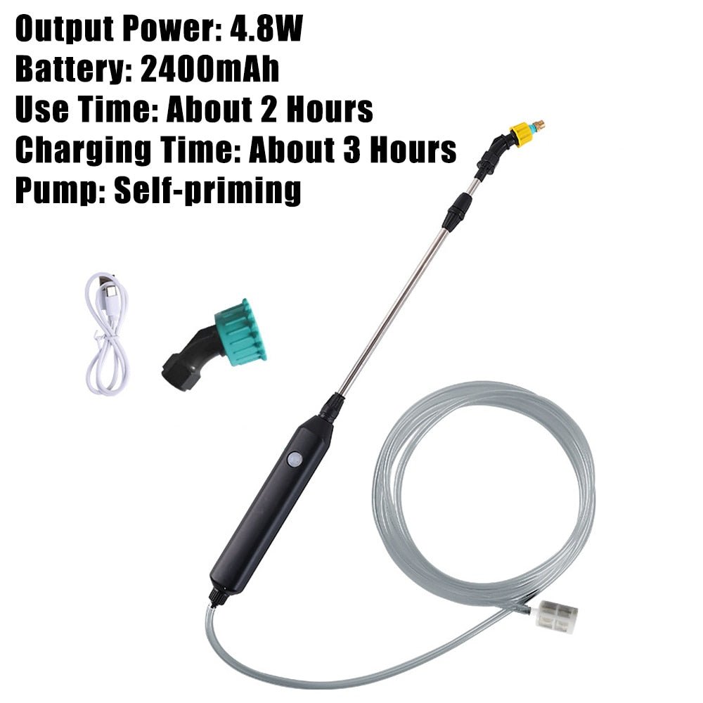 Elektrische sproeier 5L gieter met spuitpistool - Automatische tuinplant mister - USB oplaadbaar - Bivakshop