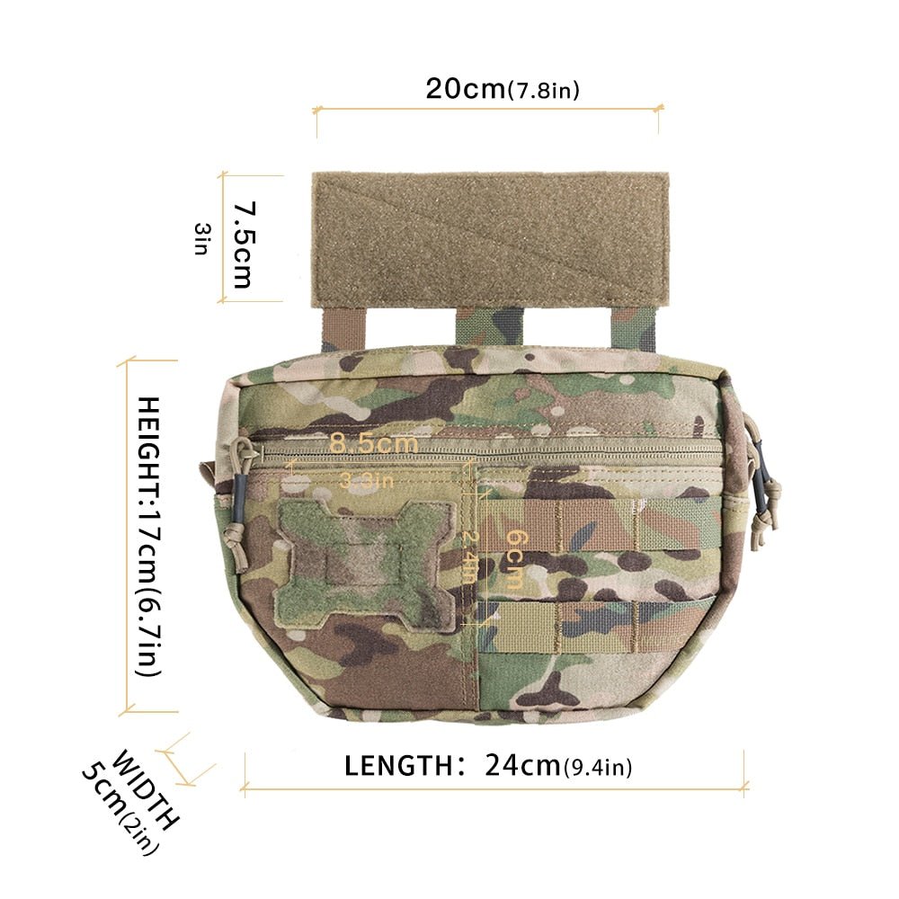EXCELLENT ELITE SPANKER Tactische Molle Pouch EDC Pocket - Organizer Gereedschap - Utility Taille Tas - Bivakshop