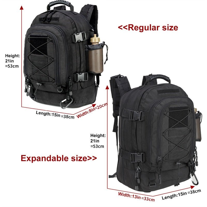 Extra grote 60L rugzak - Waterbestendig - Bivakshop