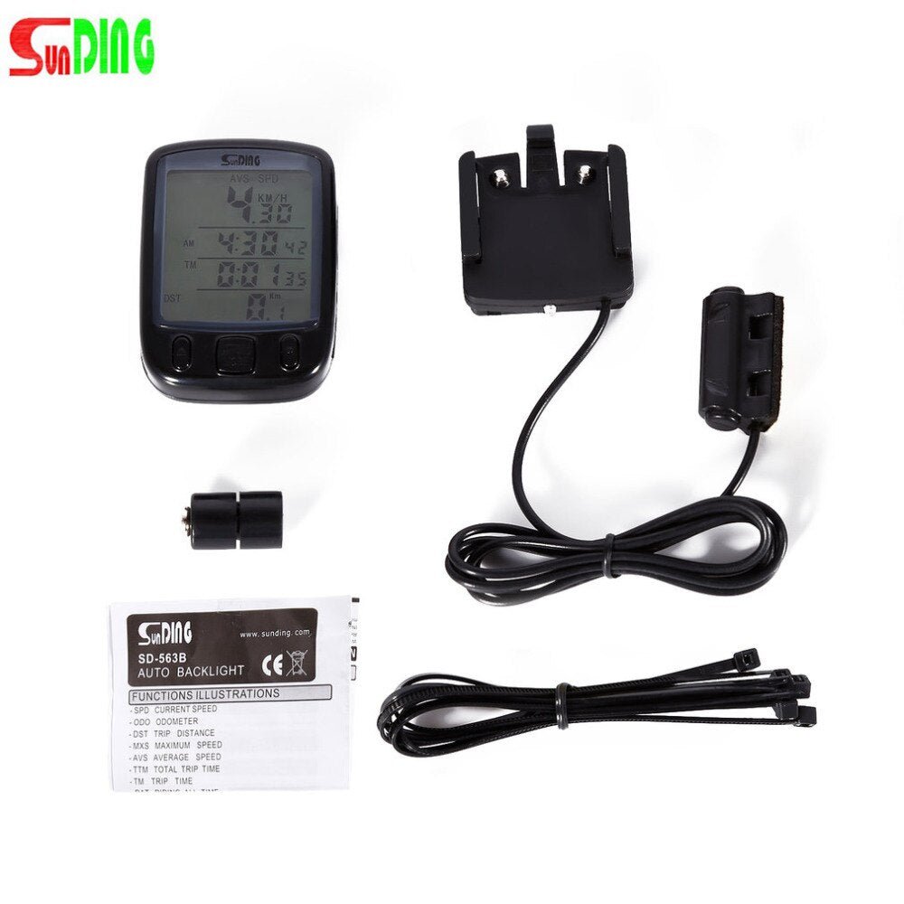 Fietscomputer - Waterdichte SD 563A fietscomputer - Bivakshop