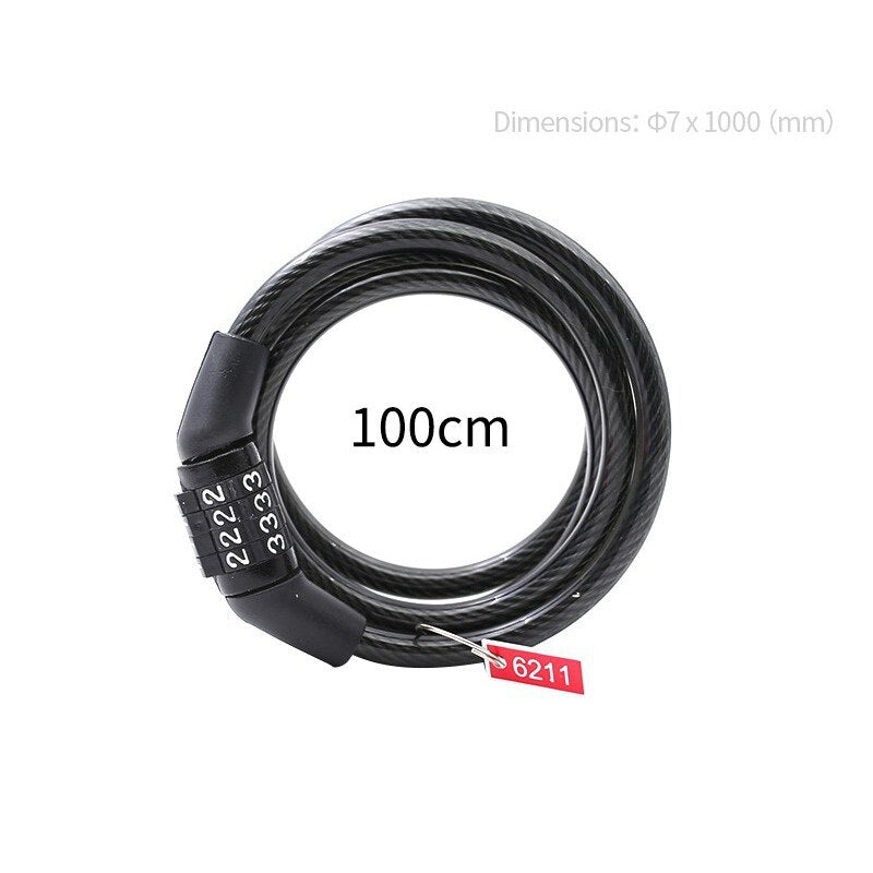 Fietsslot - Nieuwe code combinatie - Bivakshop