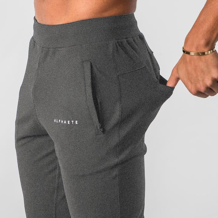 Fitness katoenen broek voor mannen - Looptraining Sport - Ademend - Slimfit - Bivakshop