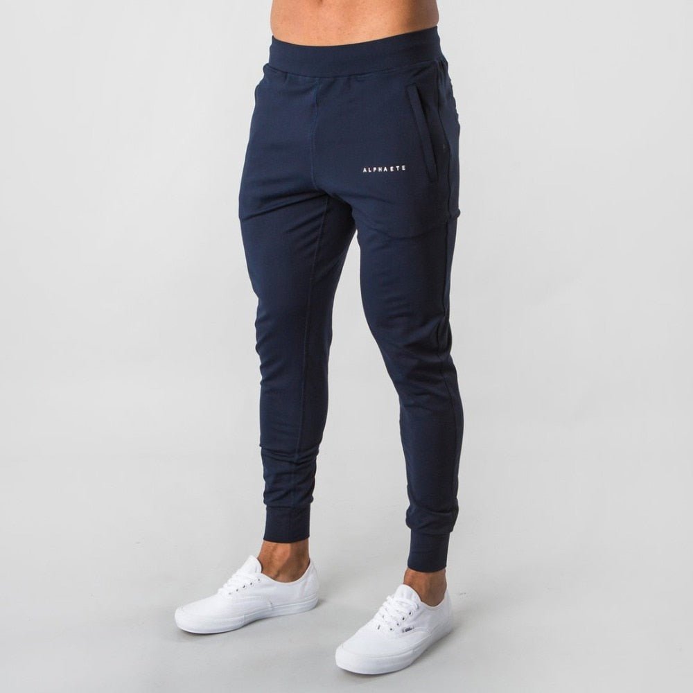Fitness katoenen broek voor mannen - Looptraining Sport - Ademend - Slimfit - Bivakshop