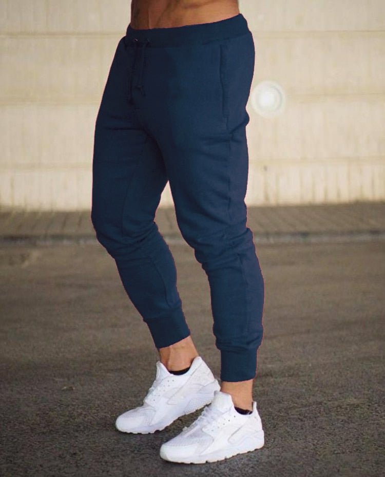 Fitness katoenen broek voor mannen - Looptraining Sport - Ademend - Slimfit - Bivakshop