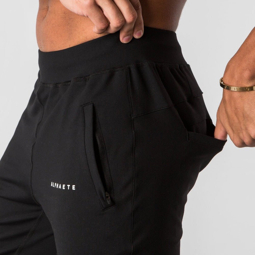 Fitness katoenen broek voor mannen - Looptraining Sport - Ademend - Slimfit - Bivakshop