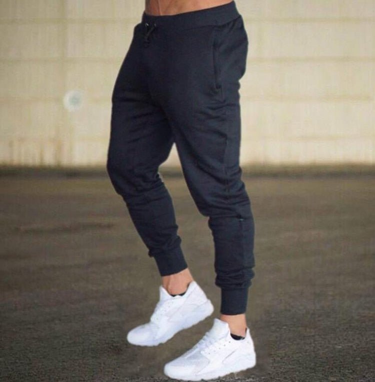 Fitness katoenen broek voor mannen - Looptraining Sport - Ademend - Slimfit - Bivakshop