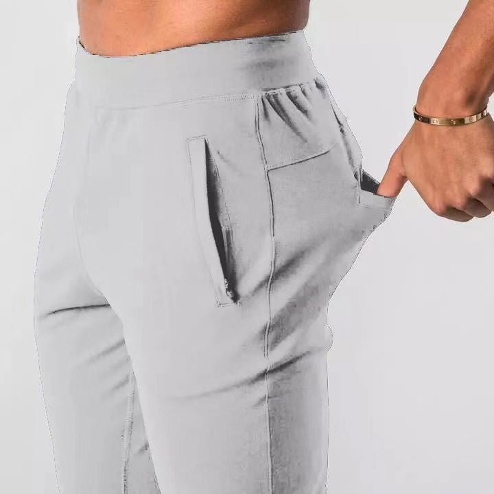 Fitness katoenen broek voor mannen - Looptraining Sport - Ademend - Slimfit - Bivakshop