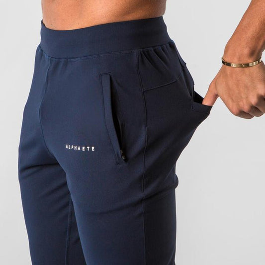 Fitness katoenen broek voor mannen - Looptraining Sport - Ademend - Slimfit - Bivakshop