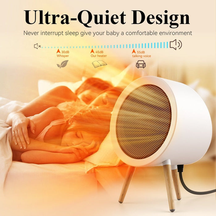 Gaiatop Heater voor thuis - 3 standen warm en koud - Elektrische Ventilator Kachel - Energiebesparing - Draagbaar - Bivakshop