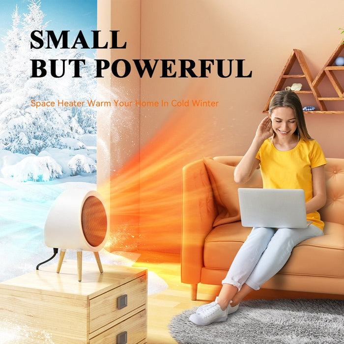 Gaiatop Heater voor thuis - 3 standen warm en koud - Elektrische Ventilator Kachel - Energiebesparing - Draagbaar - Bivakshop