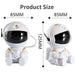 Galaxy star projector - Astronaut sterrenhemel lamp voor magische slaapkamer decoratie - Bivakshop