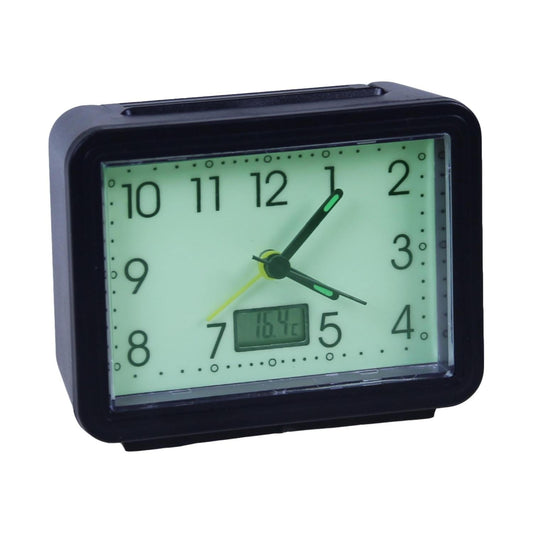 Genius Ideas Lichtgevende wekker en thermometer - Bivakshop