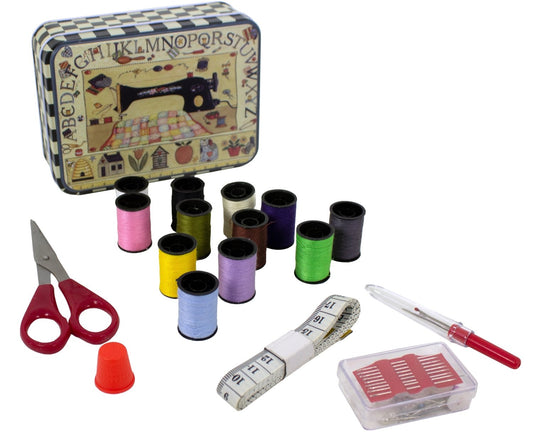 Genius Ideas Naaiset met metalen doos - Bivakshop