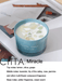 Geurkaars in glazen pot – Sojawas & edelsteen aromatherapie - Bivakshop