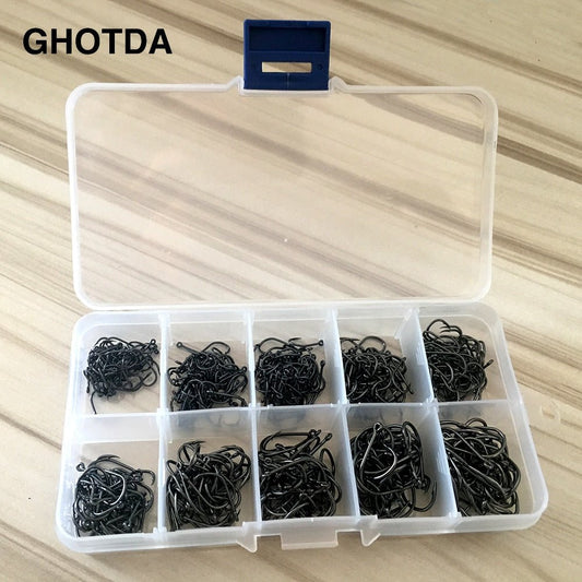 Ghotda vishaak - 500 stuks - Gemengde Maat 3 # - 12 # - Bivakshop