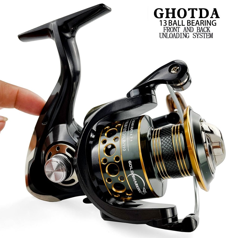 Ghotda - Vismolen - Metalen spoel - Bivakshop