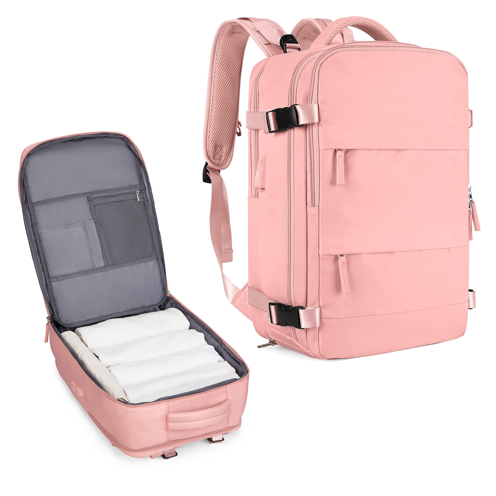 Grote reisrugzak voor mannen - Waterdichte laptoprugzak, Anti-Diefstal handbagage rugzak - Bivakshop