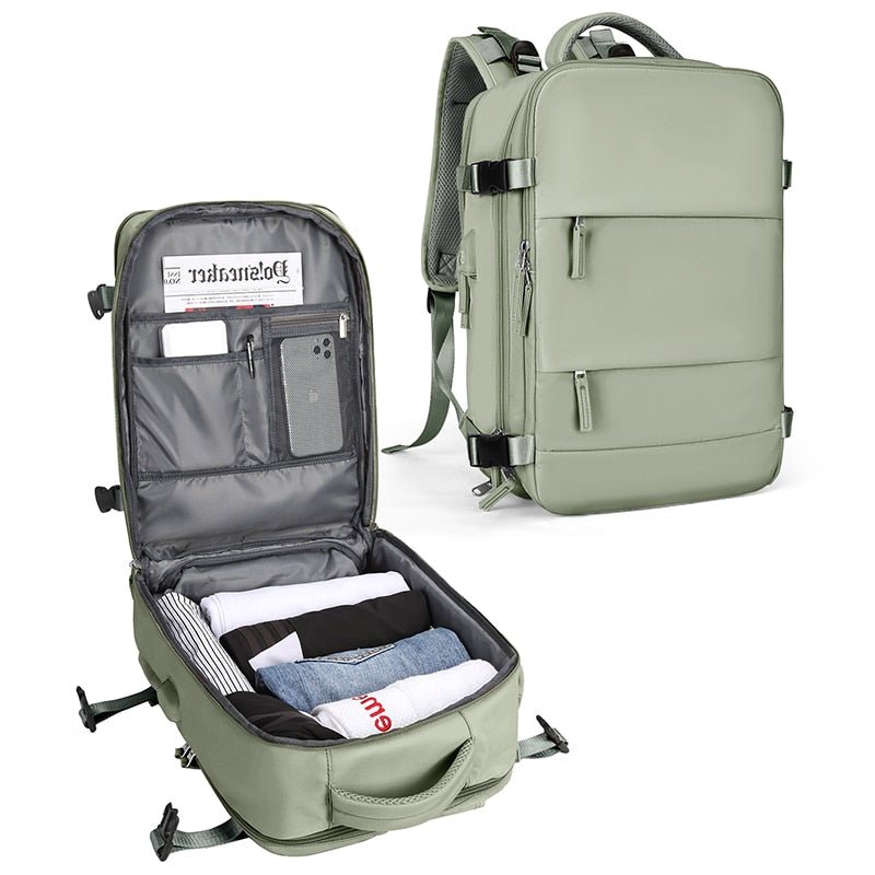 Grote reisrugzak voor mannen - Waterdichte laptoprugzak, Anti-Diefstal handbagage rugzak - Bivakshop