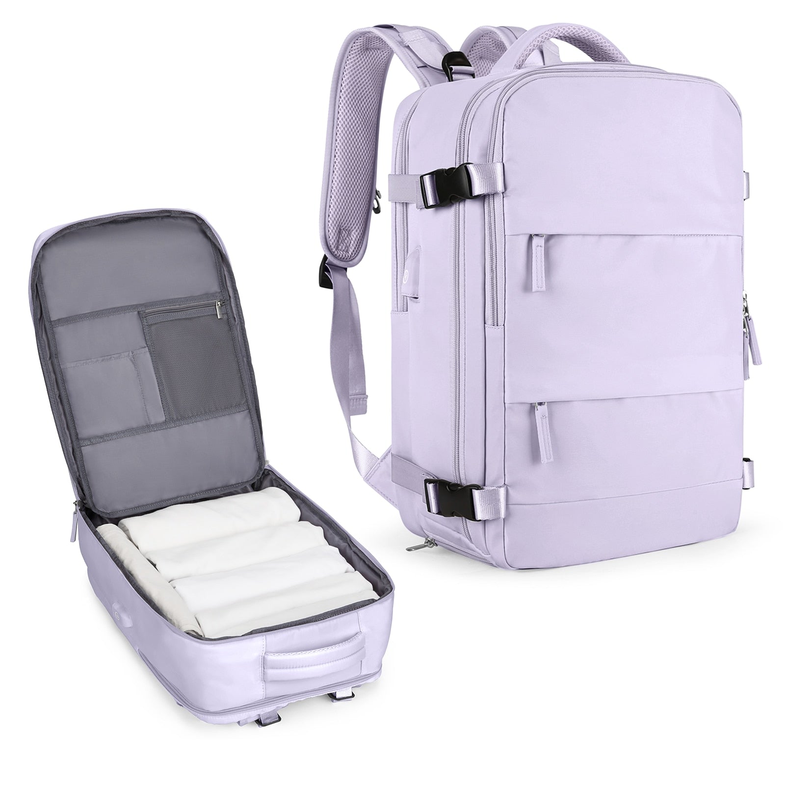 Grote reisrugzak voor mannen - Waterdichte laptoprugzak, Anti-Diefstal handbagage rugzak - Bivakshop