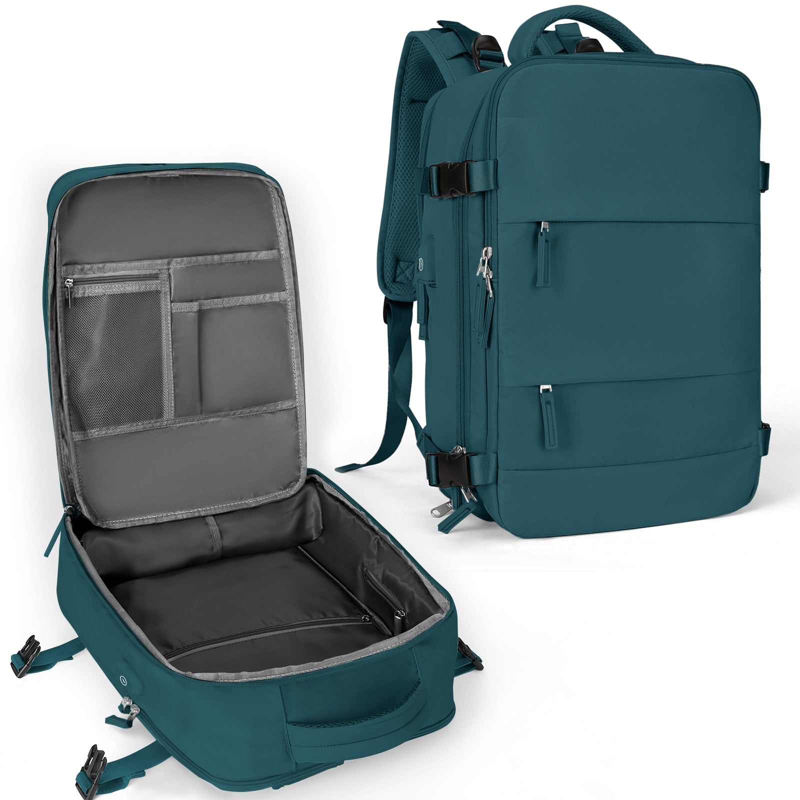 Grote reisrugzak voor mannen - Waterdichte laptoprugzak, Anti-Diefstal handbagage rugzak - Bivakshop